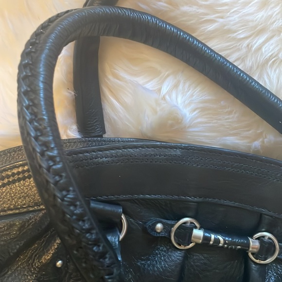 CHRISTIAN DIOR Authentic Black Large Frame Pocket Satchel Bag - Picture 6 of 12